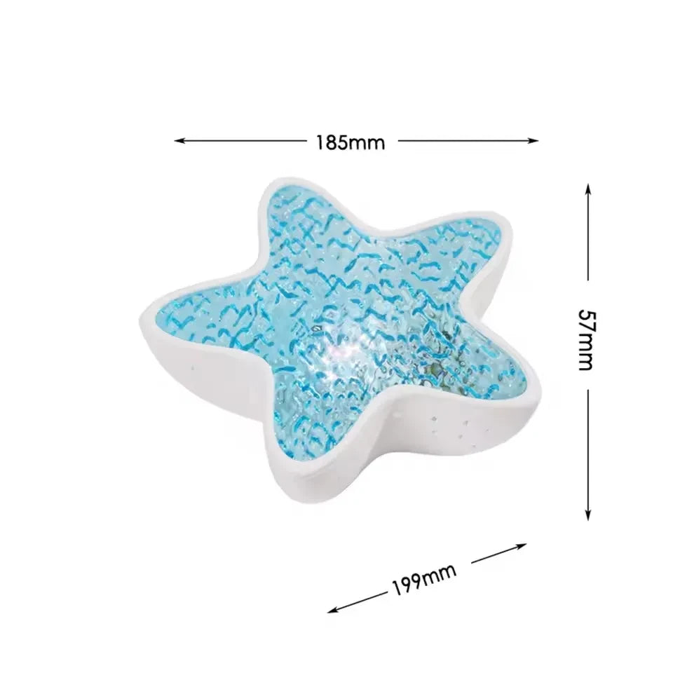 Starfish Lume dimensions: 185 × 199 × 57 mm